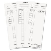 Time Clock Cards for Pyramid Technologies 4000, One Side, 3.5 x 8.5, 100/Pack Time Clock Cards for Pyramid Technologies 4000, One Side, 3.5 x 8.5, 100/Pack