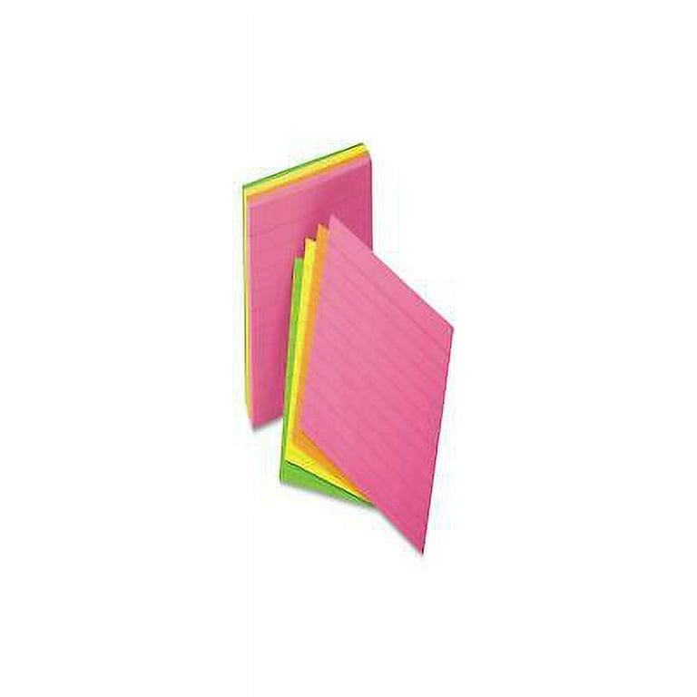 Ruled Neon Glow Index Cards, 5 x 8, Assorted, 100/Pack Ruled Neon Glow Index Cards, 5 x 8, Assorted, 100/Pack
