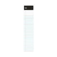 thumbnail image 1 of 2PK UNV57300 Premium Ruled Writing Pads with Heavy-Duty Back, Narrow Rule, Black Headband, 50 White 5 x 8 Sheets, 12/Pack, 1 of 1