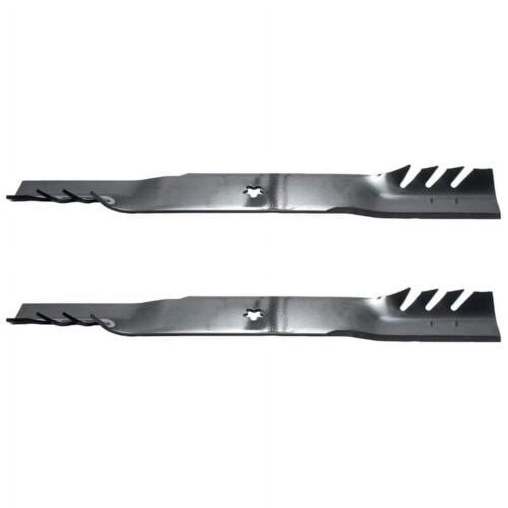 2PK USA Toothed Mulching Mower Blade for 46" Husqvarna YTH22V46