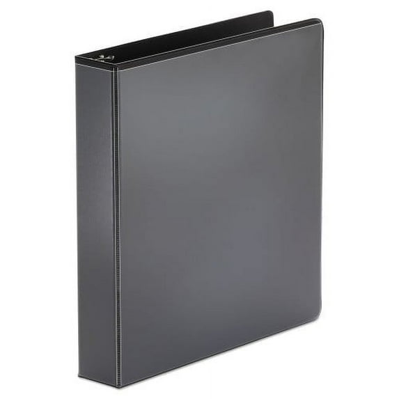 2PK Universal Economy Round Ring View Binder, 3 Rings, 1.5" Capacity, 11 x 8.5, Black (20971)