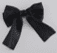 2PK WHT BLK BOWS