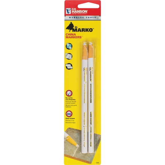 C.H. Hanson China Marker White - 2 Pack