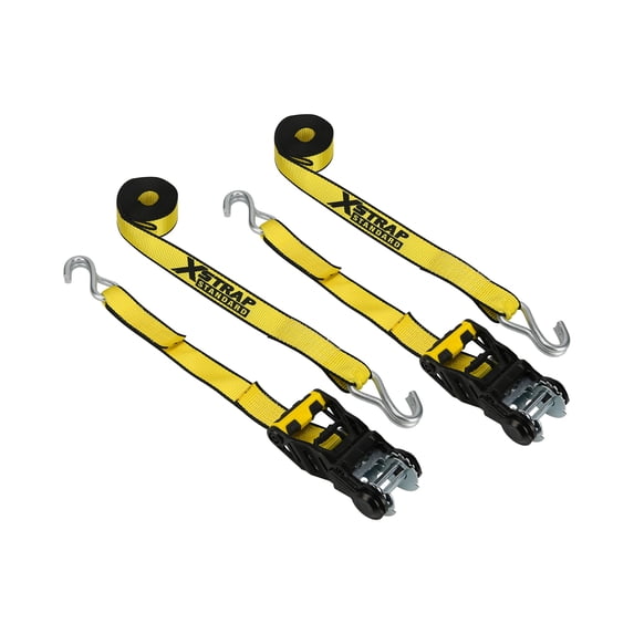 XSTRAP Heavy Duty 1.5”x14' Aluminium Ratchet Tie-Downs 2-Pack
