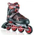 thumbnail image 1 of 2PM SPORTS Torinx Adjustable Inline Skates, Unisex, Small - Little Kid, Red, 15.35 x 12.20 x 4.53 Inches, 1 of 12