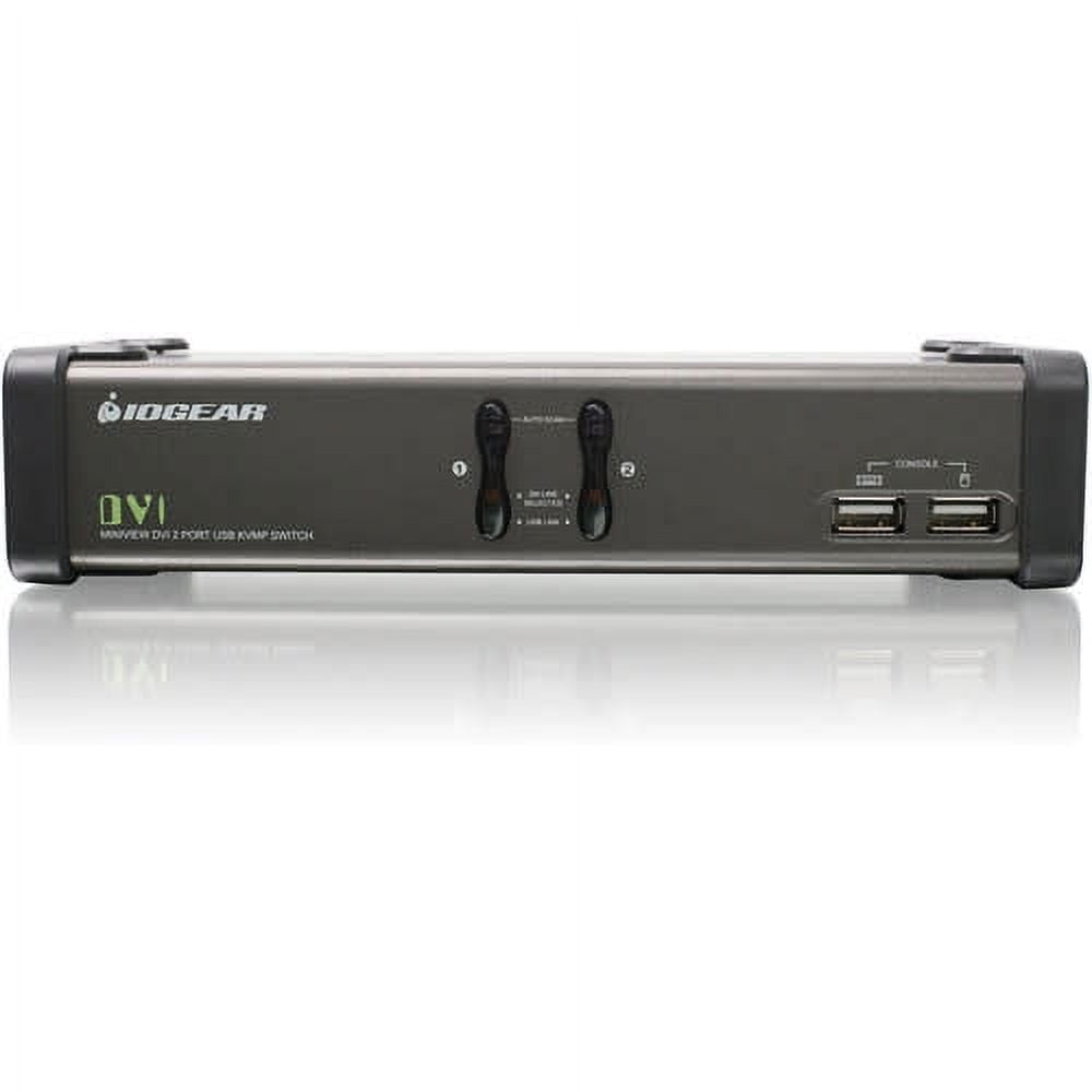 2PORT DVI KVMP SWITCH W/CABL AUDIO MIC USB 2.0 TAA COMPLIANT