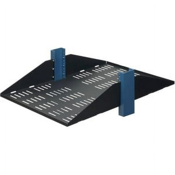 2POST RELAY RACK SHELF 29IN VENTED FLANGES UP