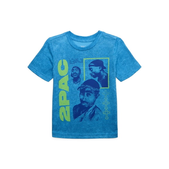 2Pac Toddler Boys or Girls Graphic Tee, Sizes 12M-5T