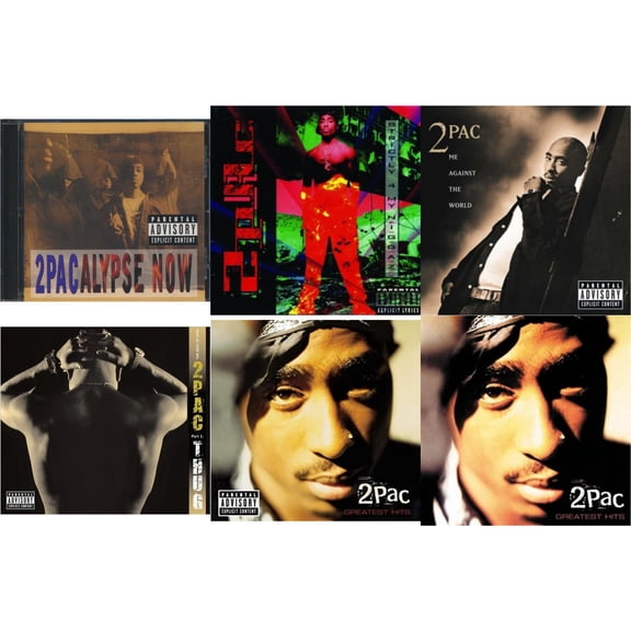 2Pacalypse Now & Strictly 4 My N.I.G.G.A.Z. & Me Against World & Best Of 2Pac Part 1: Thug & Greatest Hits & Greatest Hits [CD Bundle]