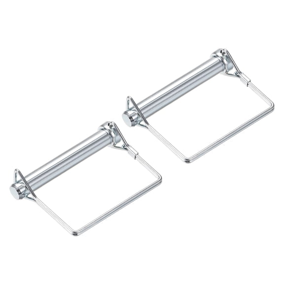 2Pack 1/2" Dia Trailer Coupler Pin, 3-15/16" Long Coupler Pin Shaft Locking Pin, Square Pto Pin