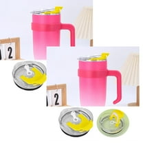 2Pack 1 Pack Replacement Lids For 40 Oz Tumblers Compatible With And Others. Drinking Options: Directly Or Use A Straw Through The Flip Open Lid Closure Bags & Lids & Boxes Home Decor