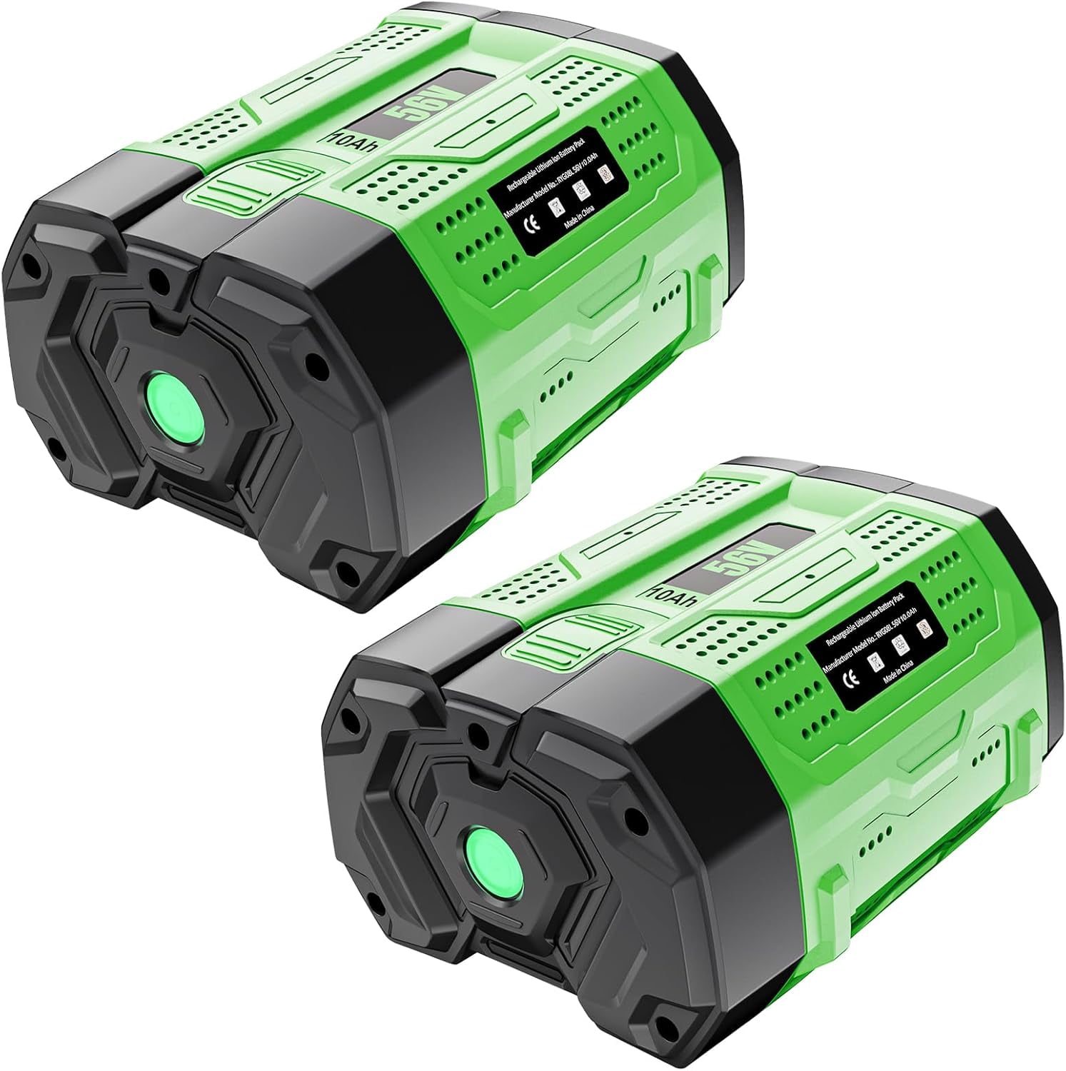 2Pack 10.0Ah Replacement for EGO Battery BA2800 BA2800T BA4200T BA4200 BA1400T BA1400 Compatible with EGO 56V Battery(10.0Amps-2PC)