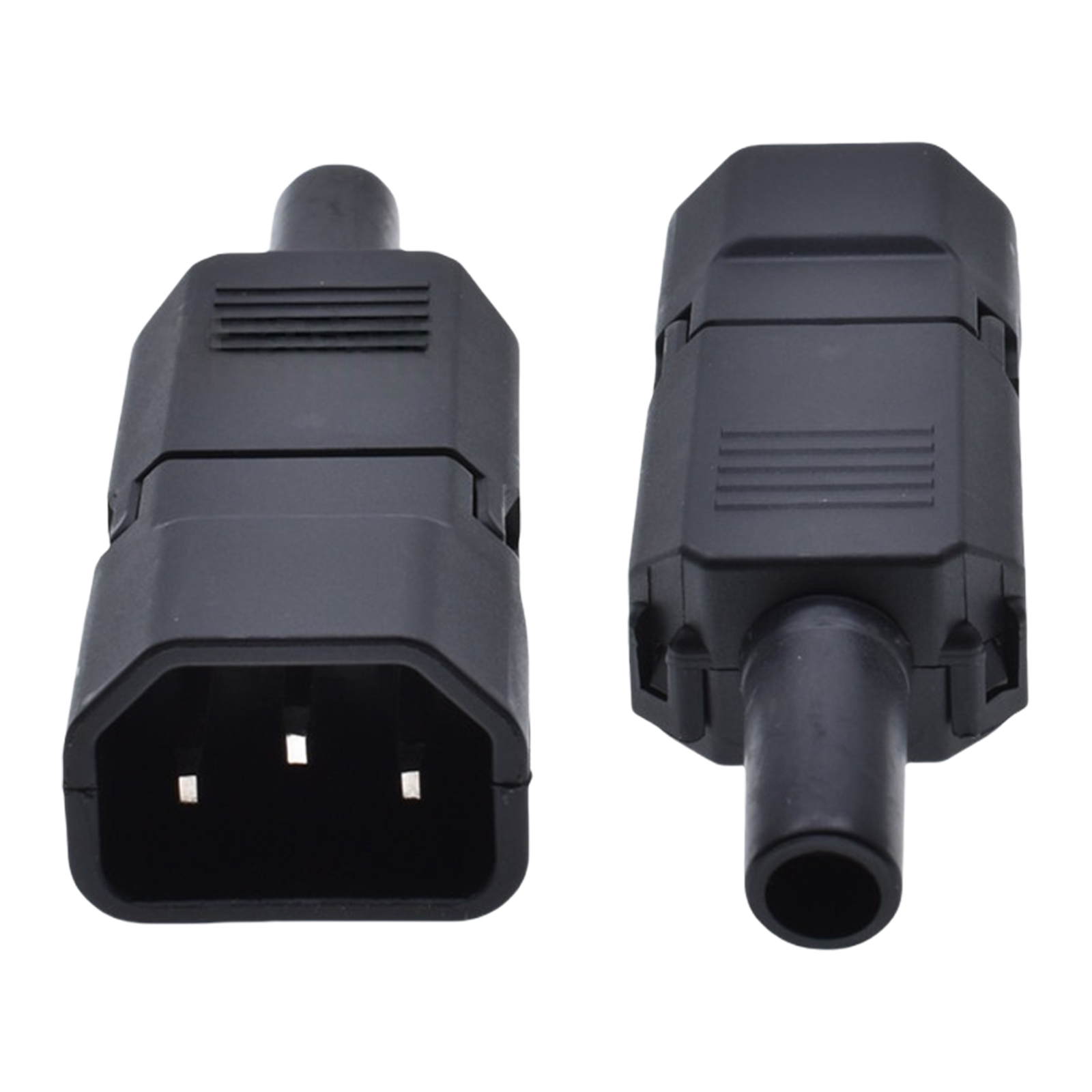 2Pack 10A 250V IEC320 C13 Female Power Plugs Adapters With Grounding ...