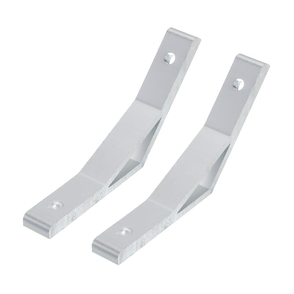 2Pack 135 Degree Angle Aluminum Profile Corner Brackets Joint Connectors for 2020 Series (Silver White)