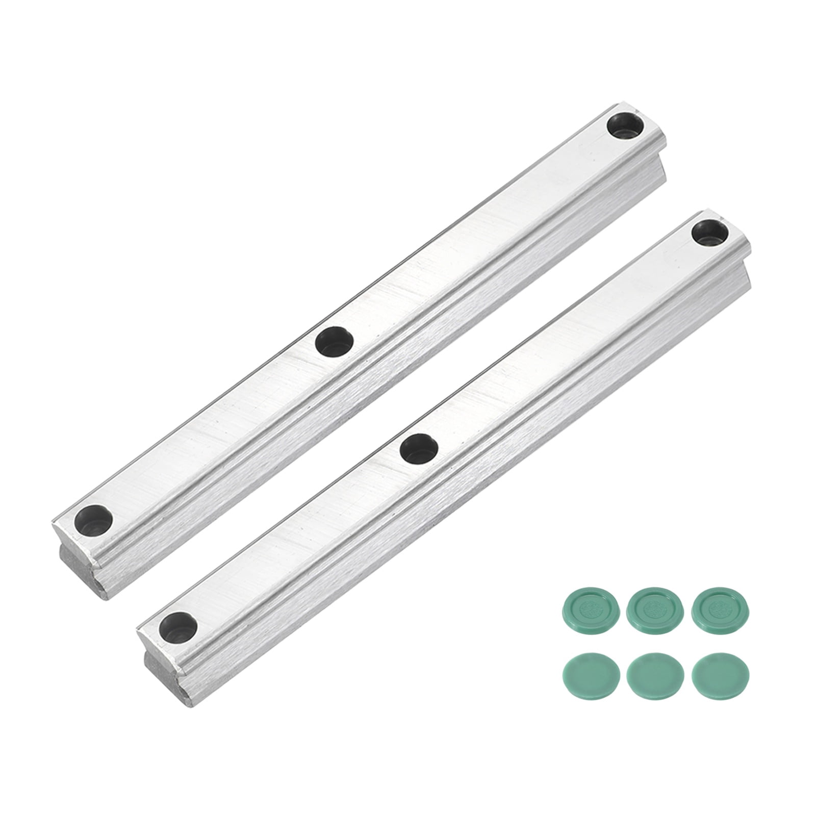 2Pack 150mm HGR15 Linear Guide Rail, Bearing Steel Linear Motion ...