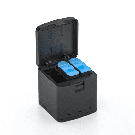 2Pack 1800mAh Battery & 3-Channel Charger Station For GoPro Hero 9 Black GoPro Hero 10 Action Cameras