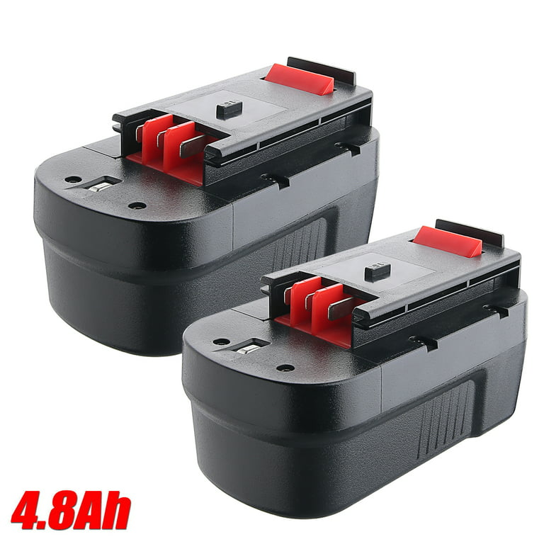 for Black and Decker 18V Battery Replacement | Hpb18 4.8Ah Ni-MH 3 Pack