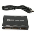 (2Pack) 1x3 DisplayPort Splitter Triple MST SST Hub DP 1.4 Splitter for ...