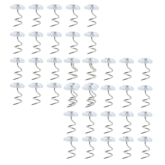 2Pack 20Pc Clear Head Liner Car Roof Fabric Upholstery Screws Headliner Ceiling Furniture Protection Home Decor