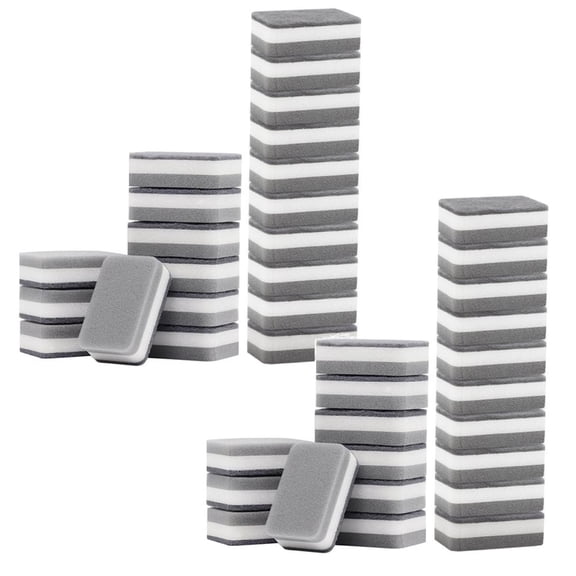 2Pack 20Pcs Sponge Scouring Pads Dish Washing Scrub Sponge Cleaning Scrubber Brush For Kitchen Garage Bathroom House Kitchen Cleaning Supplies Home Decor