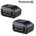 thumbnail image 1 of 2Pack 20V 7.0Ah Battery for Worx WA3520 WA3578 WA3525 WA3575 WG151 WG155, 1 of 5