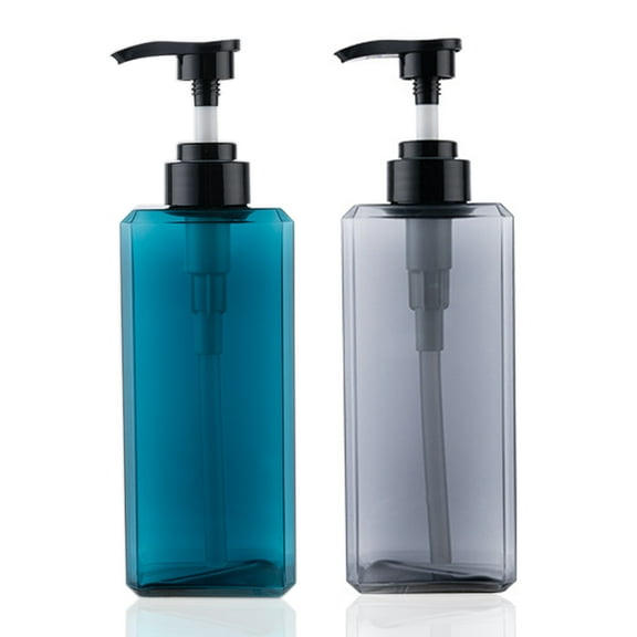 2Pack 22oz/650ml Pump Bottle Dispenser Refillable Plastic Lotion Dispenser Empty Pump Bottle for Soap Lotion Shampoo