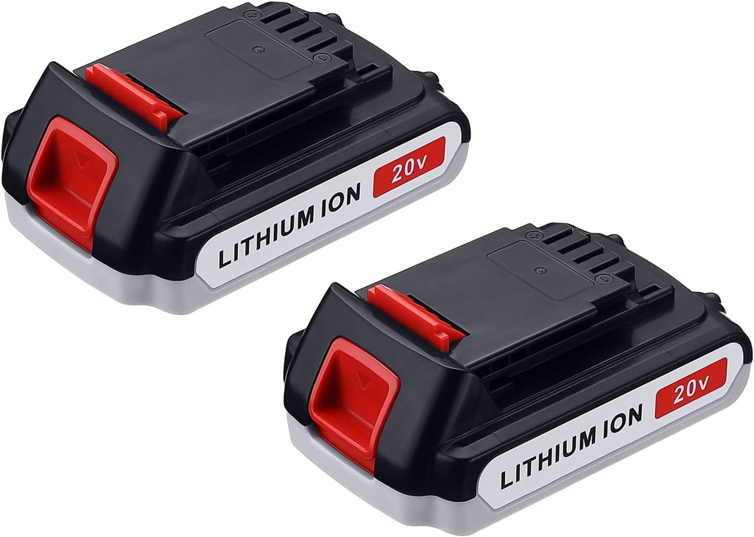 2Pack 3.0Ah Replacement for Black and Decker 20V Lithium Battery LBXR20 LB20 LBX20 LBXR2020-OPE LBX4020