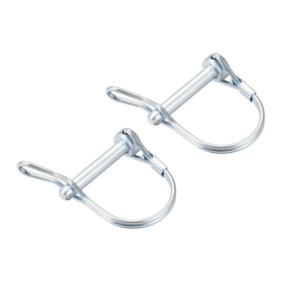 2Pack 3/16" Dia Trailer Coupler Pin, 1-5/8" Long Coupler Pin Shaft Locking Pin, Round Pto Pin