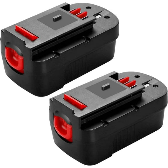 2Pack 3.6Ah HPB18 Ni-Mh Replacement Battery for Black and Decker 18V Battery HPB18 HPB18-OPE Compatible with Black Decker Battery 18 Volt Tools A1718 FS18FL Firestorm Cordless Power Tool (Black)