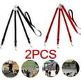 thumbnail image 1 of 2Pack 3 Way Dog Leash with Padded Handle Pet Reflective Safety Lead Leash No Tangle Detachable 3 in 1 Multiple Dog Triple Coupler Nylon Traction Rope for Medium Large Dogs Training Walking, 1 of 10