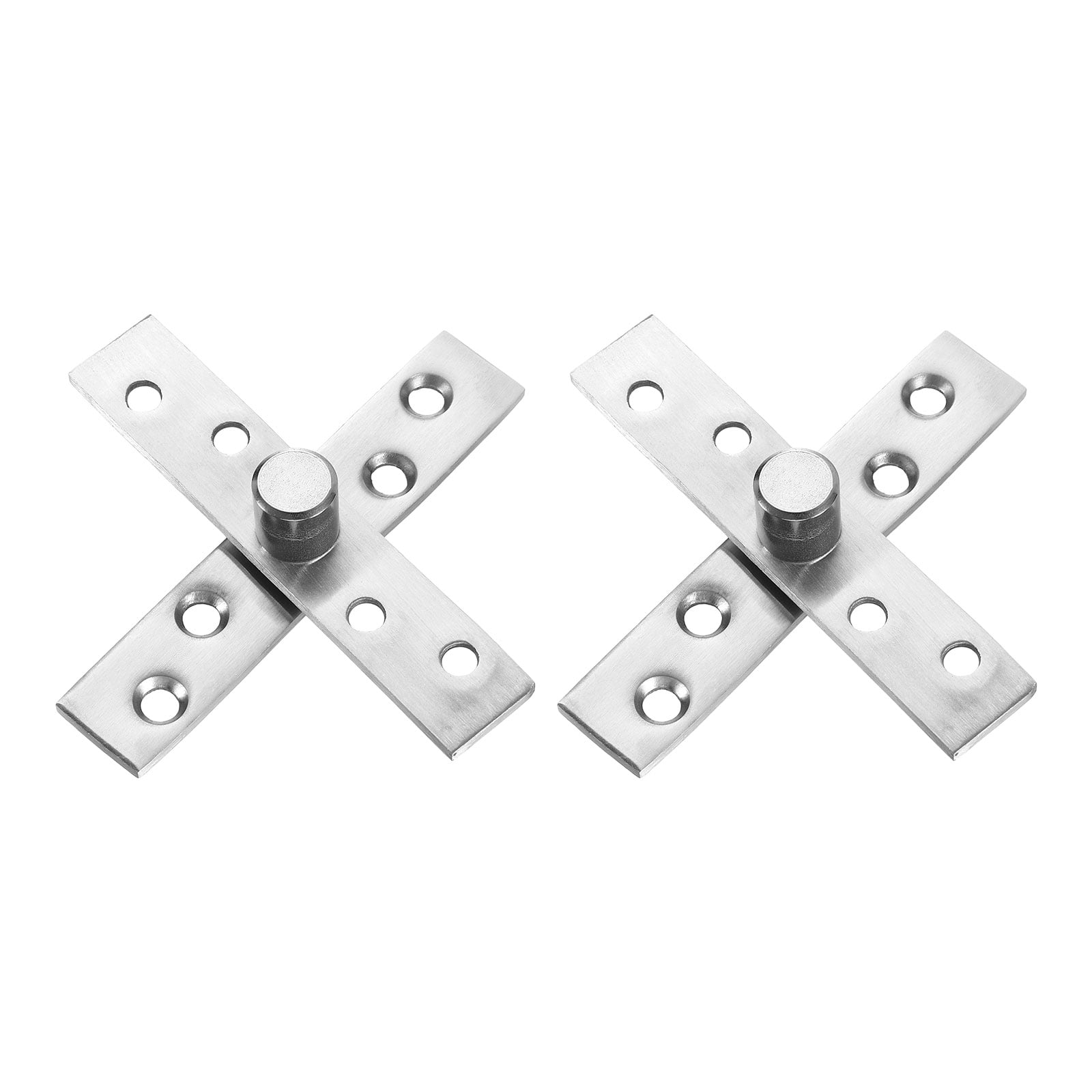 2Pack 360 Degree Rotating Pivot Hinges, 95 x 18.5mm Concealed Hinge ...