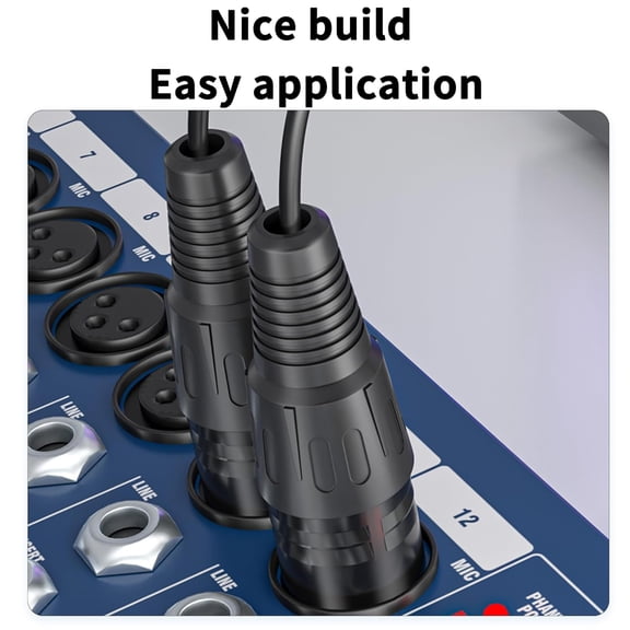 2Pack 3Pin XLR Male to Screw Terminal Block Adapter Cable, XLR Female to 3 Pin/Way Bolt Screw Solderless Terminals Connector Cable for Sound, Stage Lighting, Microphone,Speakers-30cm