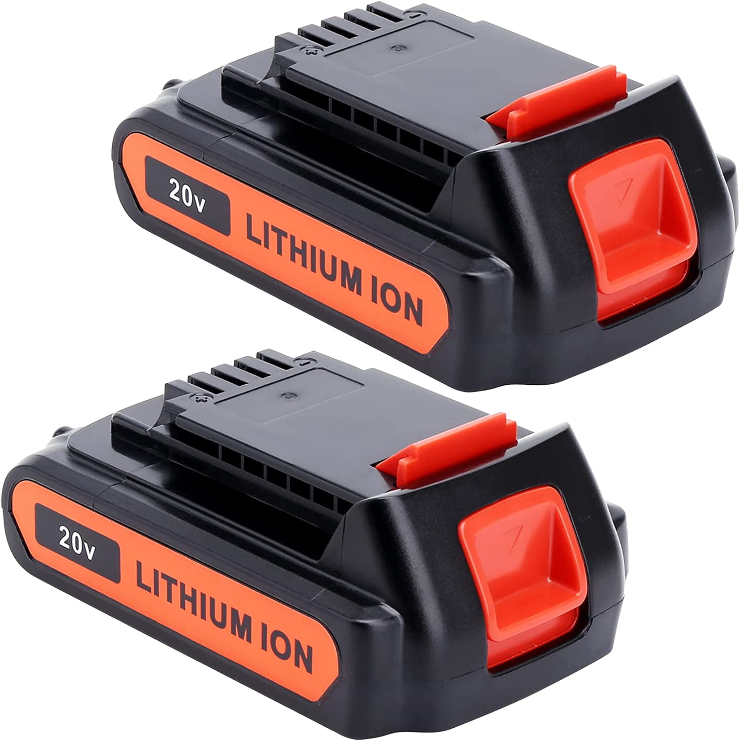 2Pack 4.0Ah 20V MAX LBXR20 Replacement for Black and Decker Weed Eater