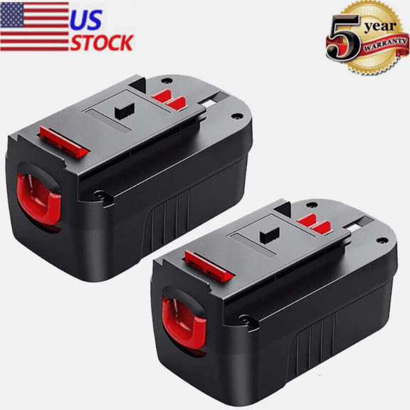 2Pack 4.8Ah HPB18 Ni-Mh Replacement for Black and Decker 18V Battery HPB18 HPB18-OPE Compatible with Black Decker Battery 18 Volt Tools A1718 FS18FL Firestorm Cordless Power Tool