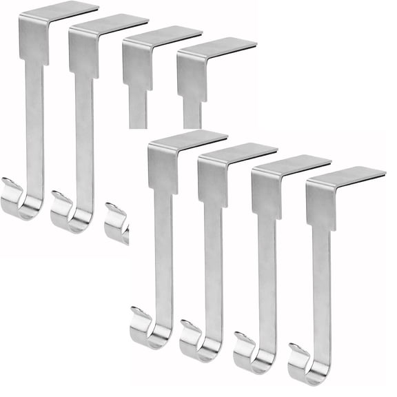 2Pack 4 Pack Christmas Stockings Holder Hanger Metal Hooks For Hanging Christmas Stockings Stocking Holders For Mantle For Christmas Decorations Hooks Home Decor