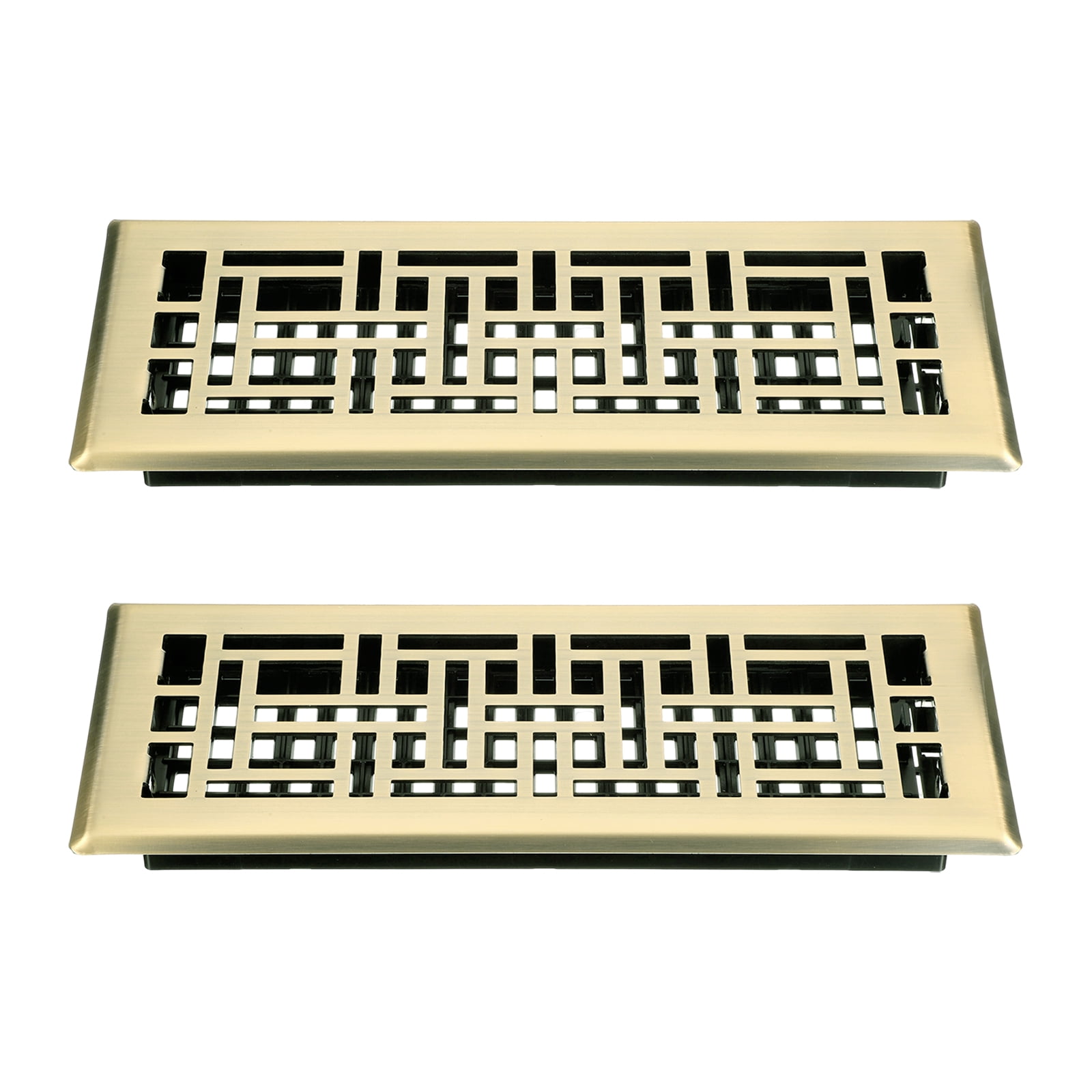 2Pack 4"x12" Floor Register, Heavy Duty Adjustable Floor Vents, Bronze ...