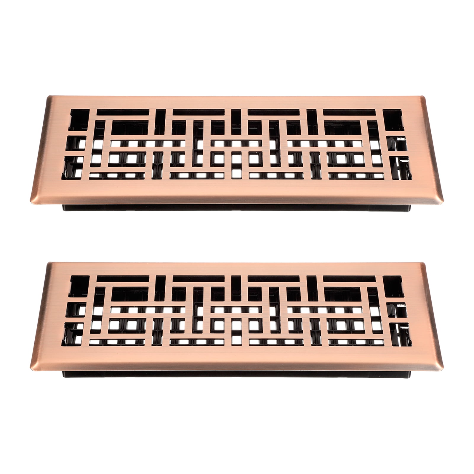 2Pack 4"x12" Floor Register, Heavy Duty Adjustable Floor Vents, Oil Rubbed Bronze