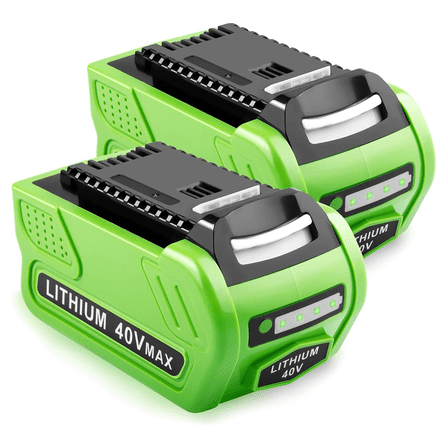 2Pack 40V 6.0Ah Battery Replacement for Greenworks Battery Compatible with 40V Battery 29472 29462