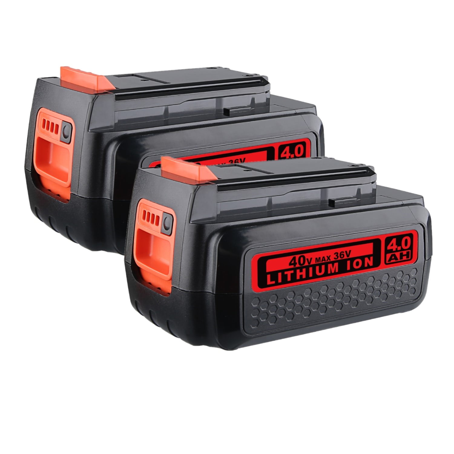 Persever 2Pack 40V Lithium Battery, Black and Decker Replacement