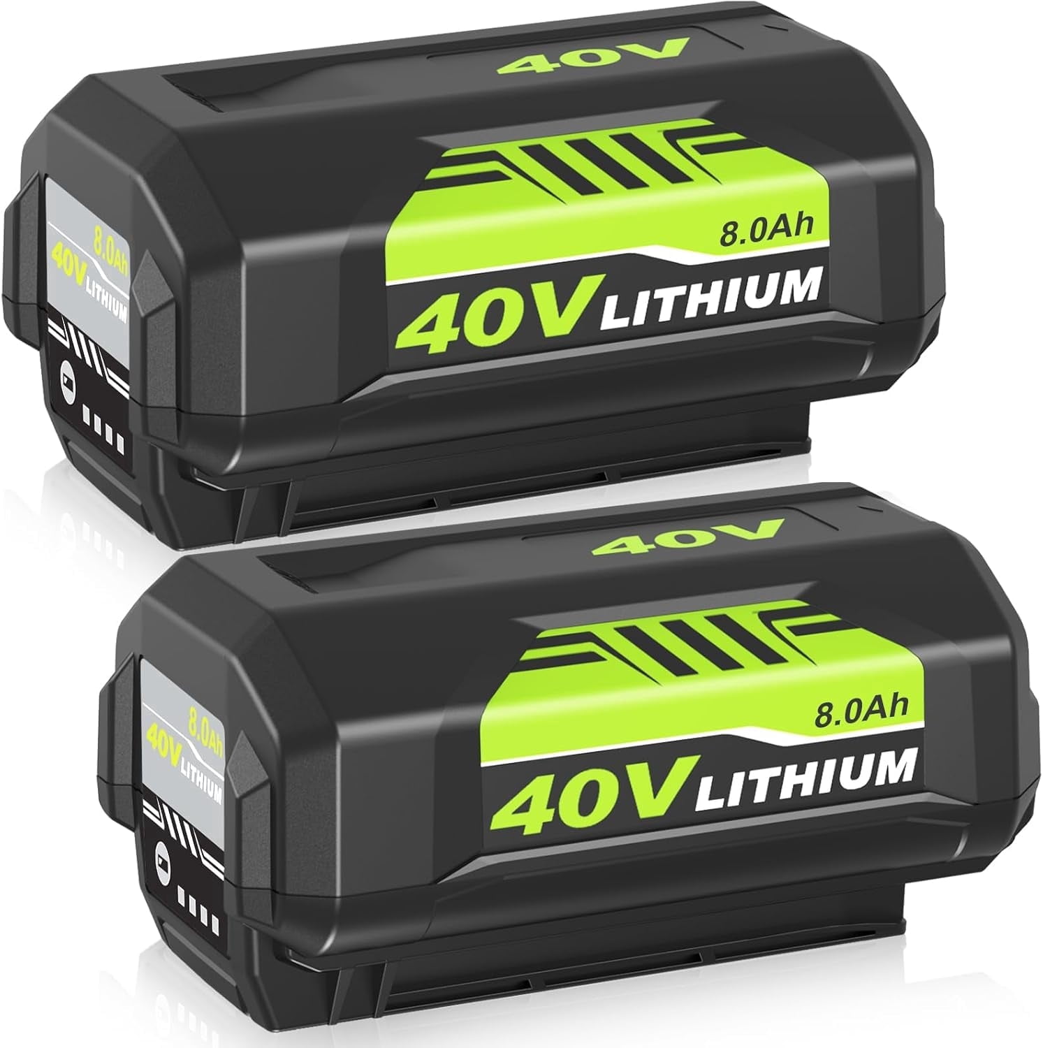2Pack 40v 8.0Ah OP4026A Replacement for Ryobi 40V Battery Compatible with Ryobi 40 Volt Battery Lithium OP4015 OP4040 OP40201 OP4050A OP4015 OP40261 OP4030 OP40401 OP4060 Power Tools