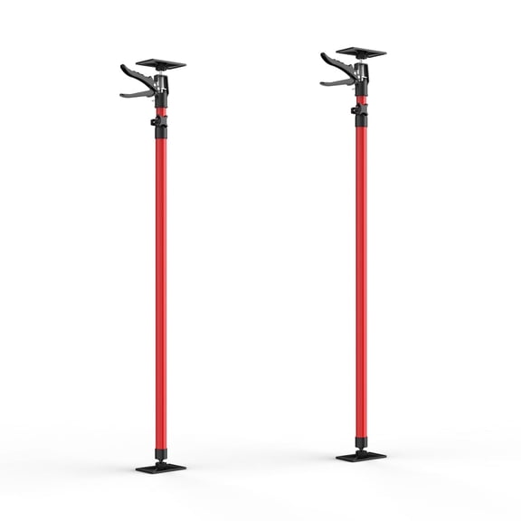 2Pack 45.27''-114'' Adjustable Telescopic Support Rods Tools, Home Improvement Tool, Supports Up to 154 LBS, Non-Slip Design for Cabinets, Drywall, Stairs & Patios.