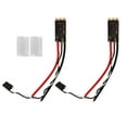 (2Pack) 45A Brushless ESC Speed Controller RC Drone ESC with LED Light ...