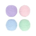 (2Pack) 4Pcs Cat Cotton Rope Balls with Rustling Stone Boredom Relief