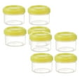 thumbnail image 1 of 2Pack 4Pcs Mini Clear Jars With Leakproof Lids Round Clear Container 35Ml Refillable Storage Containers For Home And Kitchen Organizing Food Storage Home Decor, 1 of 3