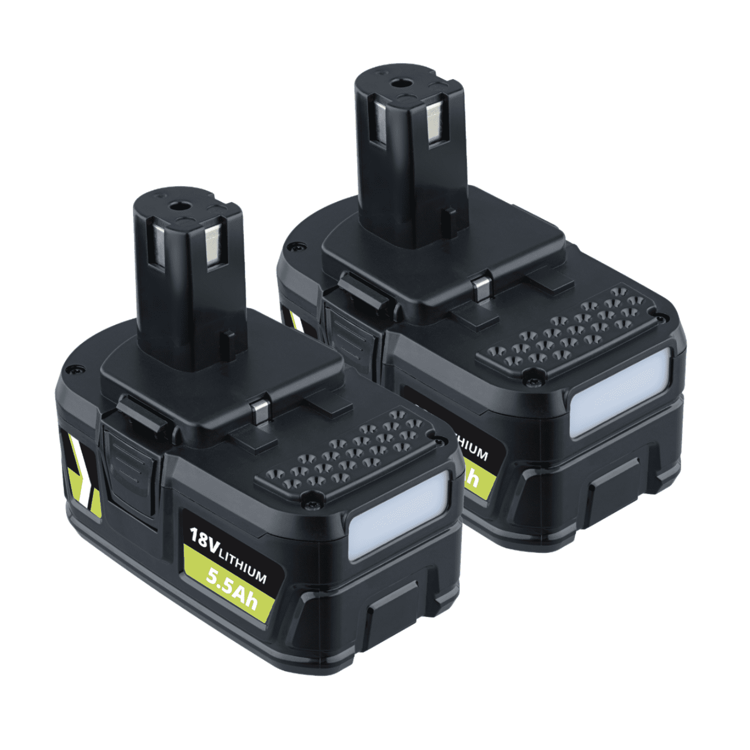 2Pack 5.0Ah 18Volt for Ryobi P108 Battery One+ High Capacity P102 P104 P107 P105 P106