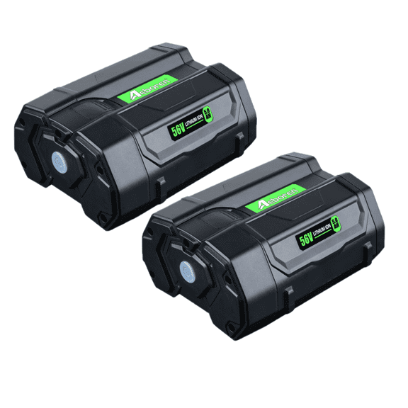 2Pack 5.0Ah Replacement for EGO 50.4V(56Vmax) Lithium Battery BA2800T BA2800 5000mah with Fuel Gauge Compatible with Ego Power Tools