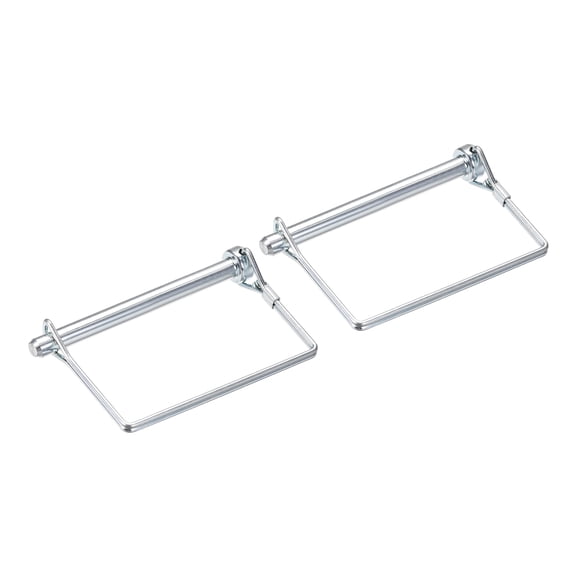 2Pack 5/16" Dia Trailer Coupler Pin, 3-15/16" Long Coupler Pin Shaft Locking Pin, Square Pto Pin