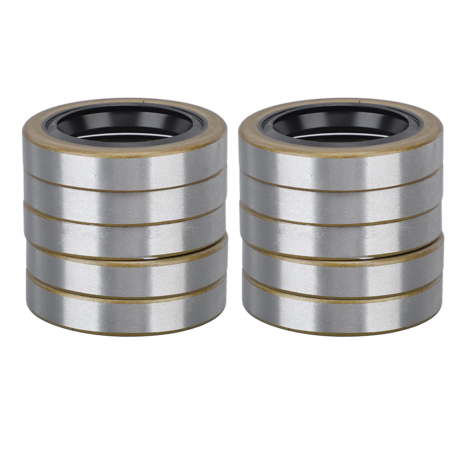 (2Pack) 5 Lugs Trailer Idler Hub Kit with Grease Seals Caps and Rubber