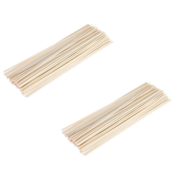 2Pack 50Pcs Diffuser Sticks Natural Rattan Wood Sticks Oil Aroma Diffuser Sticks Replacement For Aroma Fragrance Desktop Ornament Home Decor