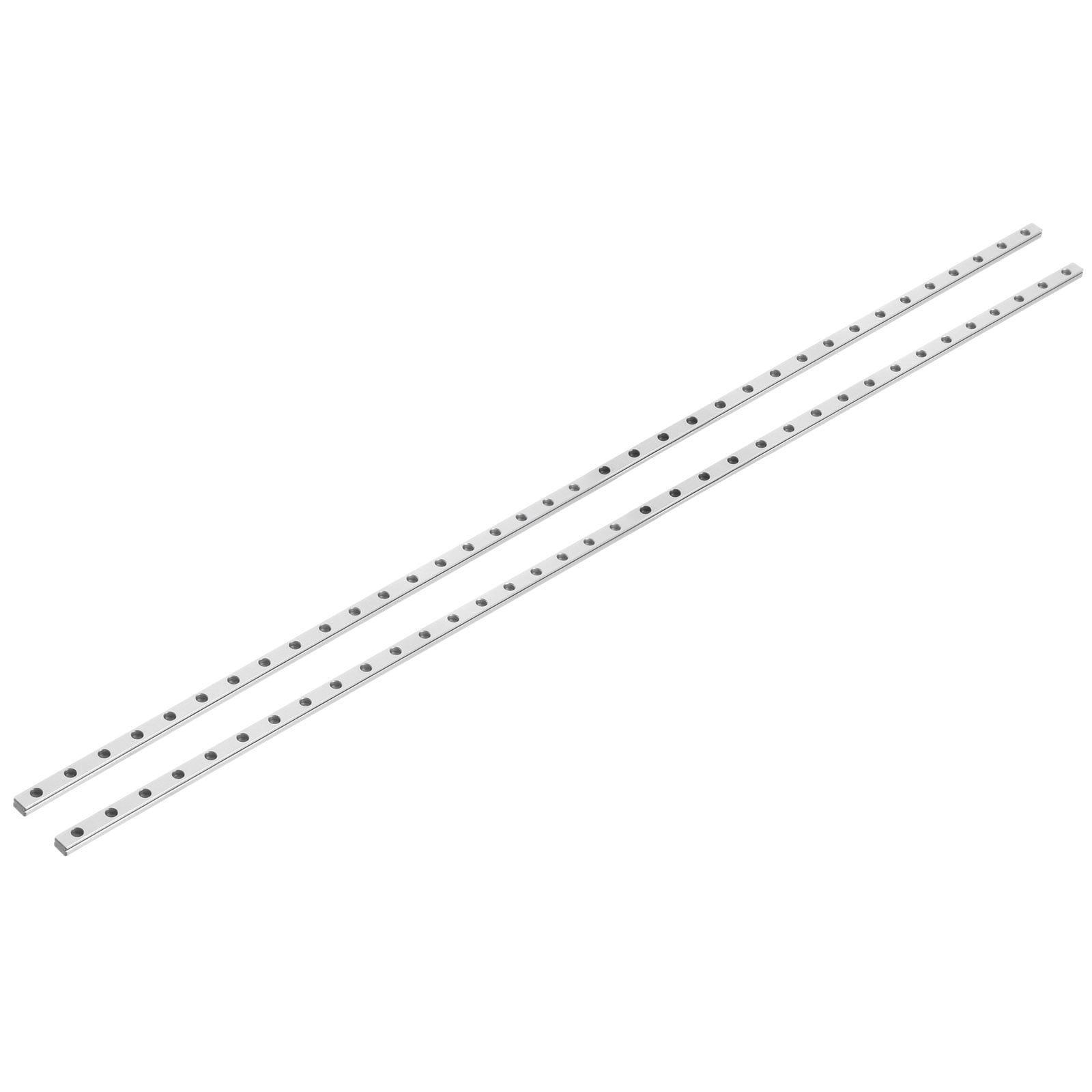 2Pack 550mm MGN7 Linear Sliding Rail Guide, Bearing Steel Miniature ...